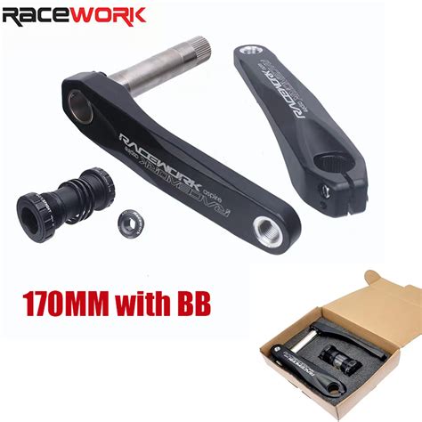 Racework Crankset Mtb Mm Aluminum Alloy Hollow Integrated Tooth