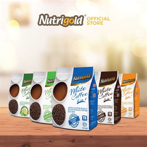 Nutrigold Instant White Coffee G X Sticks Bag Shopee