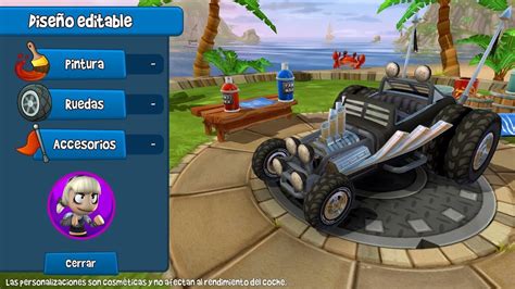 Beach Buggy Racing Waste Rod Dise O Estilo Roxie Roller Android