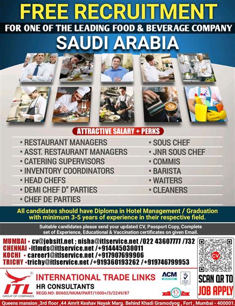 FREE RECRUITMENT FOR SAUDI ARABIA Jobs In Saudi Arabia