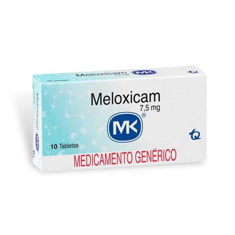 Meloxicam 7 5mg Tecnoquimicas Genericos Tableta