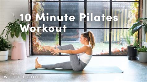 10 Minute Full Body Pilates No Equipment Needed Good Moves Well