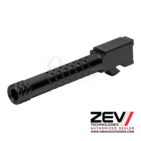 Zev Threaded Barrel For Glock Gen Mm Dimpled X Dlc Omaha