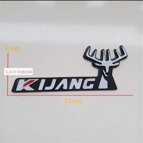 Jual Emblem Tulisan Kijang Grand Kepala Rusa Untuk Bagasi Shopee