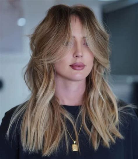 25 Trendy Long Hair Curtain Bangs Fashionterest