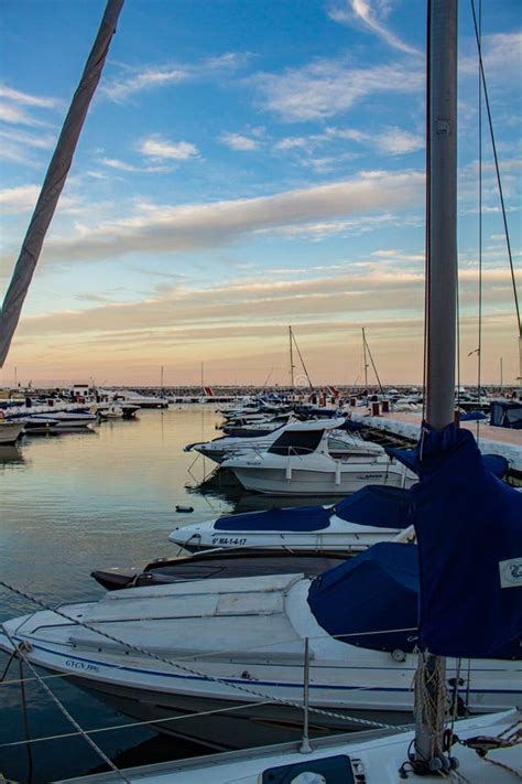 Puerto Banus, Spain. April 29. 2018. Boats and Yachts Parked in Puerto ...