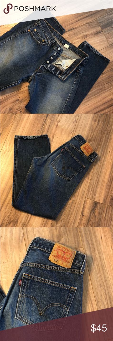 Levis 501 Button Fly Jeans Button Fly Jeans Levis 501 Mens