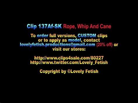 Clip Af SK Rope Whip And Cane Sale XVIDEOS