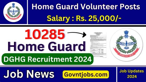 Delhi Home Guard Recruitment 2024 Notification Out For 10285 Posts