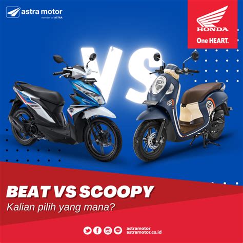 Beat Vs Scoopy Kalian Pilih Yang Mana