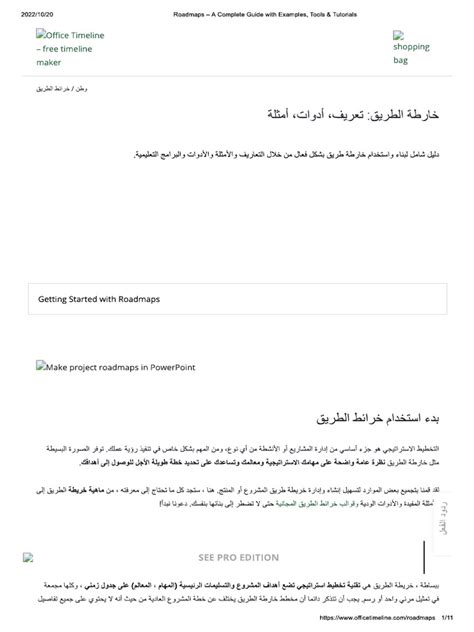 Roadmaps - A Complete Guide With Examples, Tools & Tutorials | PDF 