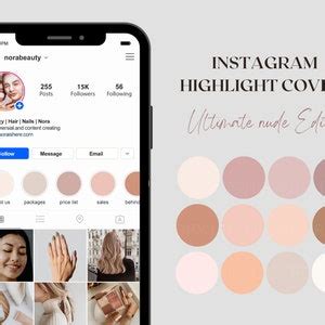 Nude Neutral Instagram Higlight Covers Neutral Pastel Insta Story Pink Icons Minimalist