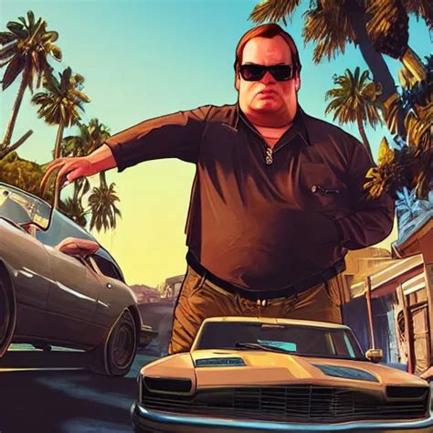 Gta Cover Art Grand Theft Auto Poster Chris Farley Stable