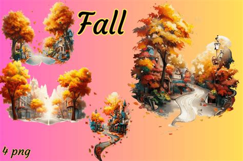 fall clipart graphic  graphics xt creative fabrica