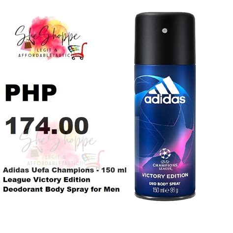 Adidas Uefa Champions League Victory Edition Deodorant Body Spray For