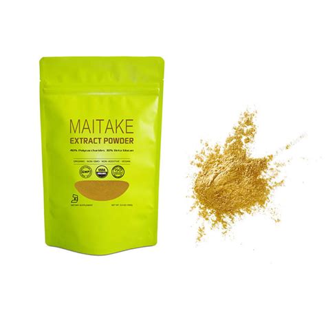 20 Beta Glucan USDA Approved Pure Natural Maitake Extract Powder China