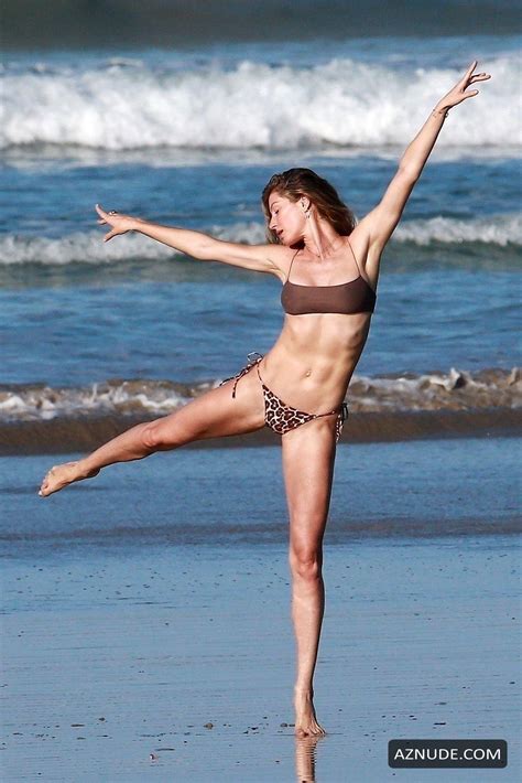 Gisele Bundchen Puts Her Incredible Bikini Body On Display During A Beach Photoshoot Aznude