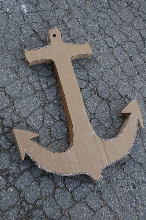 Cardboard Anchor Paper Towel Roll Crafts Paper Crafts Toilet Paper