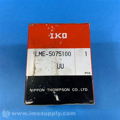 IKO Bearings LME 5075100 UU Linear Bushing 50x75x100 Mm IMS Supply