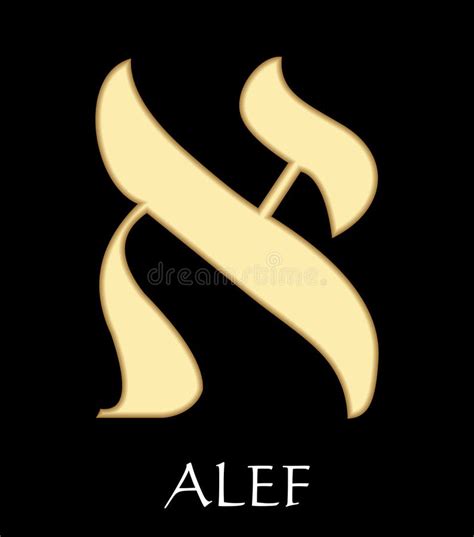 Alef Hebrew Letter Stock Illustrations 236 Alef Hebrew Letter Stock