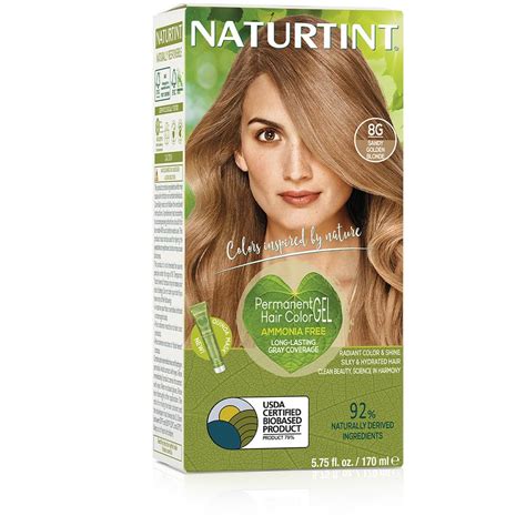 Snapklik Naturtint Permanent Hair Color G Sandy Golden Blonde