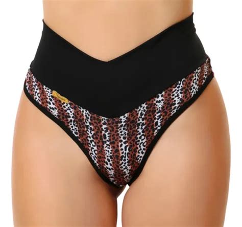 4 Calcinhas Modeladora Cós Alto Duplo Fio Duplo Kit Lingerie MercadoLivre
