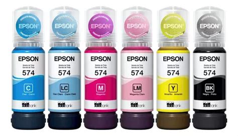 Kit Tinta T574 Original Epson 6 Cores L8050 L18050 Frete grátis