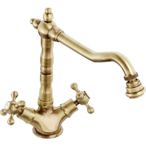 Abode Melford Antique Bronze Monobloc Kitchen Sink Mixer Tap At