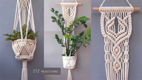 Outdoor And Gardening Diy Macrame Plant Hanger Macramu00e9 Pattern Macrame Wall Hanging