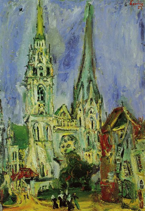 Cathédrale de Chartres Soutine Huile sur toile 56 x 40 Flickr