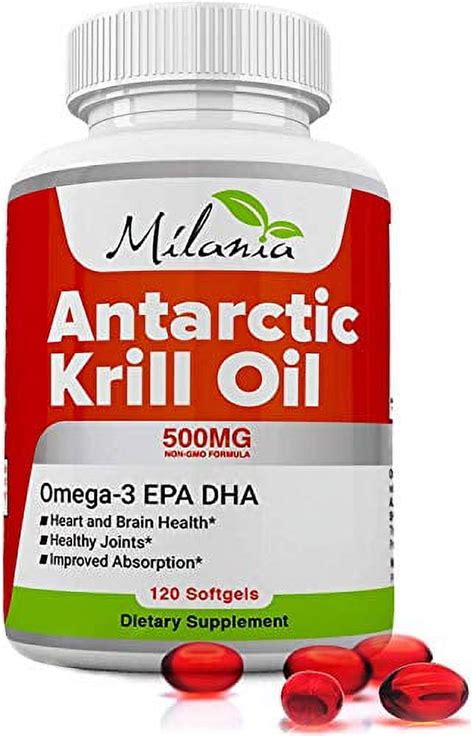 Antarctic Krill Oil Softgels Omega Complex Epa Dha