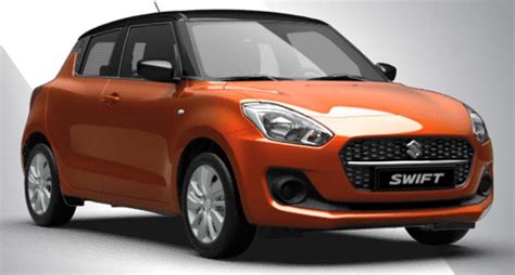 New Suzuki Swift Left Hand Drive Body colors, Full variation of exterior colours selection