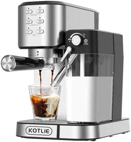 KLARSTEIN Retro Coffee Machines With Milk Frother 1 2L Espresso Coffee