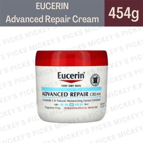 Eucerin Advanced Repair Cream Fragrance Free Oz G Shopee