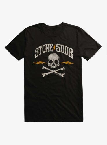 Stone Sour Skull And Crossbones T Shirt Ebay