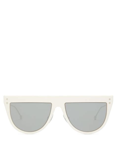 Fendi - Defender D-Frame Optyl And Metal Sunglasses | ABOUT ICONS