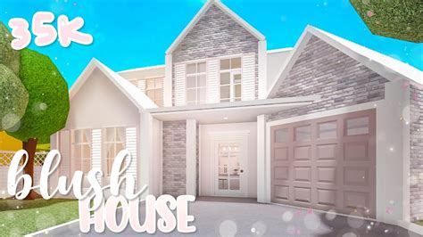 Bloxburg 35k Blush House Speedbuild Youtube