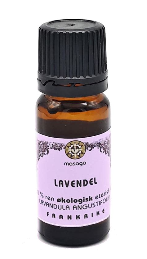 Lavendel 100 eterisk olje øko 10ml masaga no