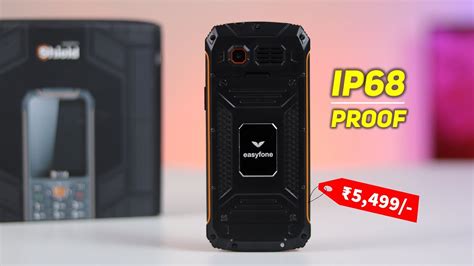 Ip68 Proof Rugged Feature Phone 🔥🔥 Easyfone Shield Techrj Youtube