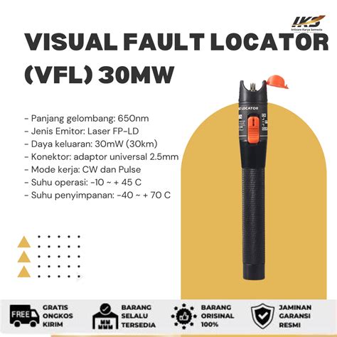 Jual Vfl Mw Visual Fault Locator Fiber Optik Laser Senter Padi Umkm