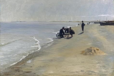 Southern Beach At Skagen 1884 Giclee Print Peter Severin Kroyer