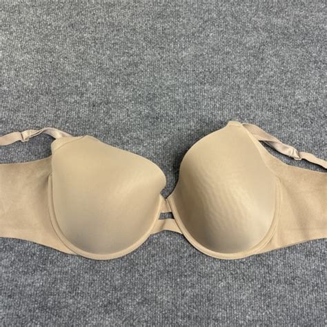 Warners Bra 40D T Shirt Bra 01356 No Side Effects Underwire BRa Beige Nude EBay