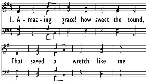 Amazing Grace How Sweet The Sound Digital Songs And Hymns