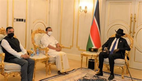 Mos Muraleedhan Meeting South Sudan President Gen Salva Kiir Mayardit