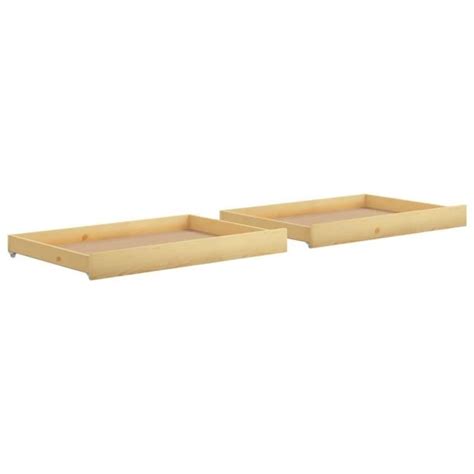 Tiroirs De Lit 2 Pcs Bois De Pin Massif Pwshymi D18027 Cdiscount