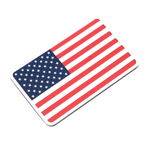 Nuolux America Car Emblem Sticker National Flag Bumper Badge Decal Car