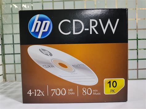 HP CD-RW 700MB 12x Speed CD Rewritable (Pack of 10) – Rs.730 – LT ...