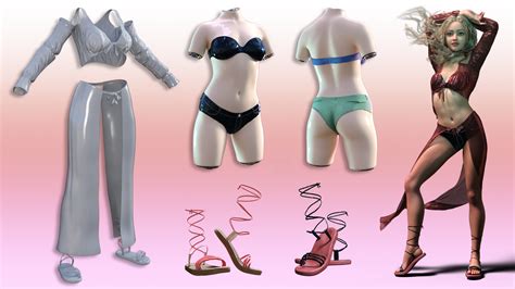 Dforce Tsambica Summer Outfit For Genesis And Female Daz D