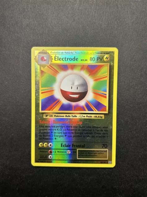 Carte Pok Mon Reverse Electrode Xy Xy Evolution Fran Ais Eur