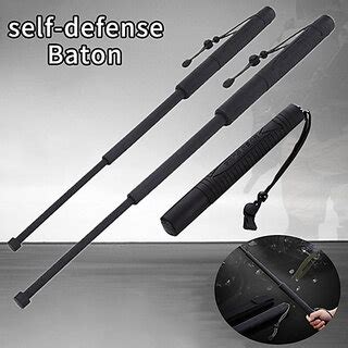 Buy Three-Section Self-Defense Telescopic Baton Car Self-Defense Telescopic Baton Online - Get ...